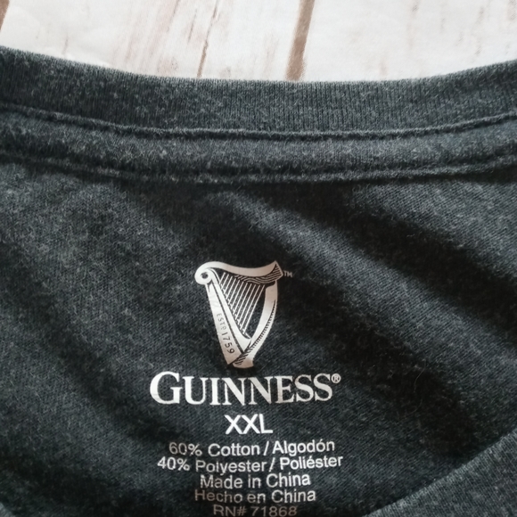 Guinness Tee - 2X- Woman's- Distressed - Picture 2 of 3